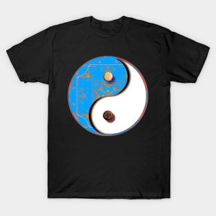 Blue Ying Yang T-Shirt